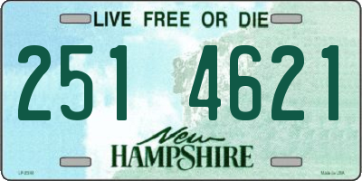 NH license plate 2514621