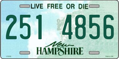NH license plate 2514856