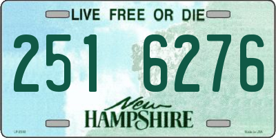 NH license plate 2516276