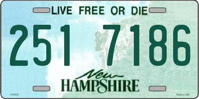NH license plate 2517186