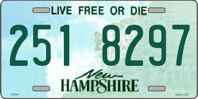NH license plate 2518297