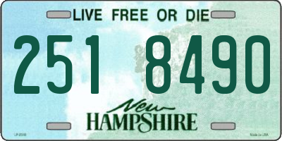 NH license plate 2518490