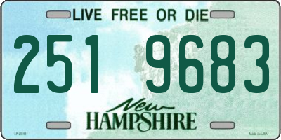 NH license plate 2519683