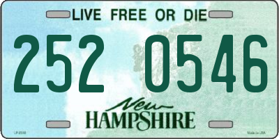 NH license plate 2520546