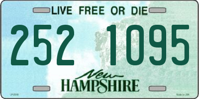 NH license plate 2521095