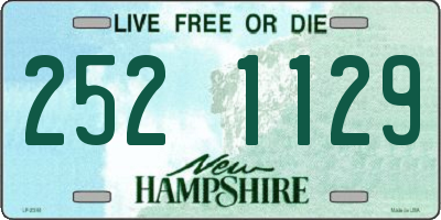 NH license plate 2521129