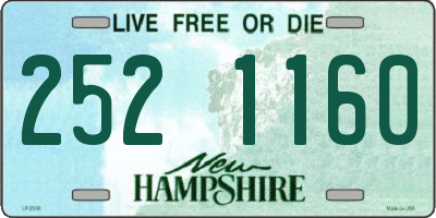 NH license plate 2521160