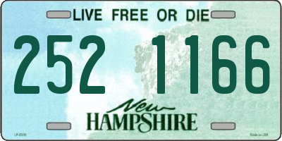 NH license plate 2521166