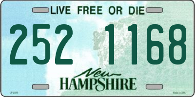 NH license plate 2521168