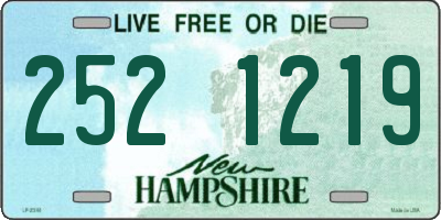 NH license plate 2521219