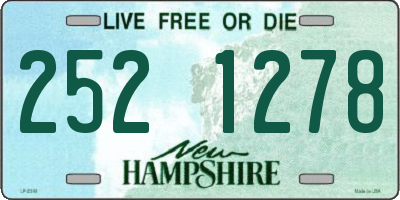 NH license plate 2521278