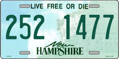 NH license plate 2521477