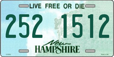 NH license plate 2521512