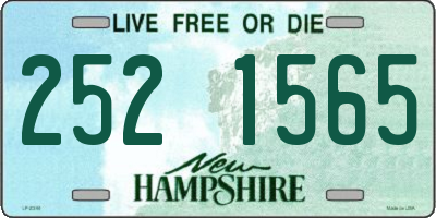 NH license plate 2521565