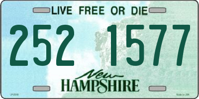 NH license plate 2521577