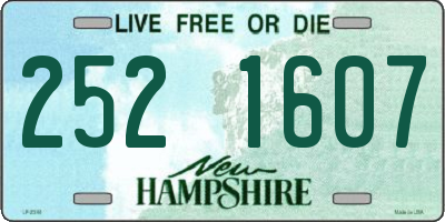 NH license plate 2521607