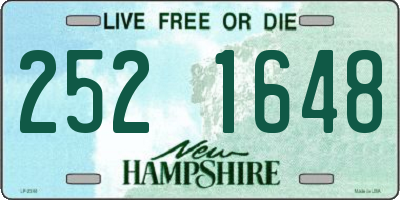NH license plate 2521648