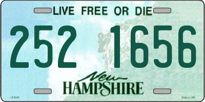NH license plate 2521656
