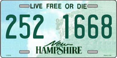 NH license plate 2521668