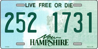 NH license plate 2521731