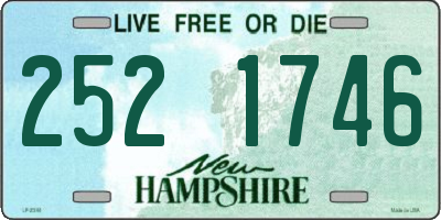 NH license plate 2521746