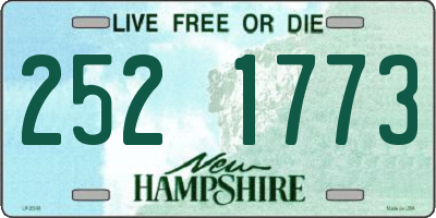 NH license plate 2521773