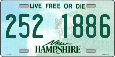 NH license plate 2521886
