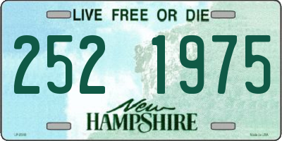 NH license plate 2521975