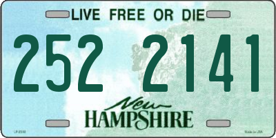 NH license plate 2522141