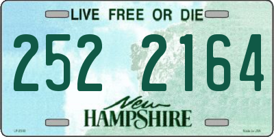 NH license plate 2522164