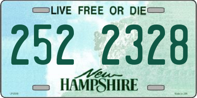 NH license plate 2522328