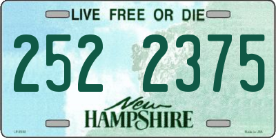 NH license plate 2522375