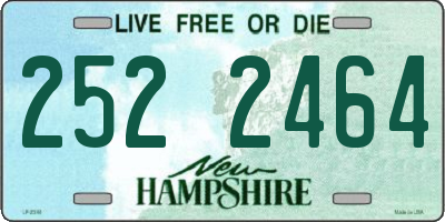 NH license plate 2522464