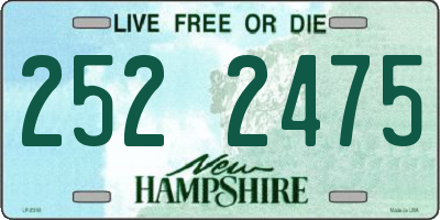 NH license plate 2522475
