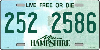 NH license plate 2522586
