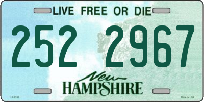 NH license plate 2522967