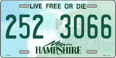 NH license plate 2523066