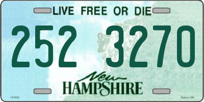 NH license plate 2523270