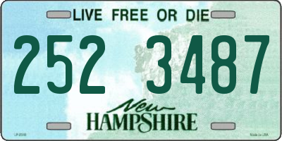 NH license plate 2523487