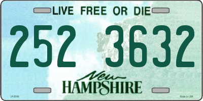 NH license plate 2523632