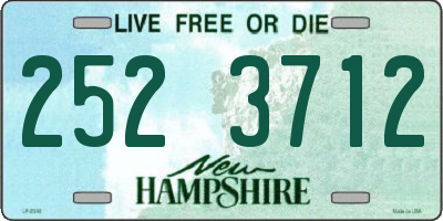 NH license plate 2523712