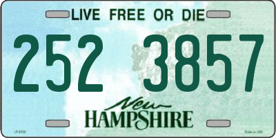 NH license plate 2523857