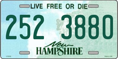 NH license plate 2523880