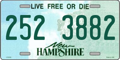 NH license plate 2523882