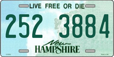 NH license plate 2523884