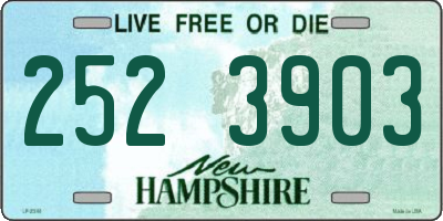 NH license plate 2523903
