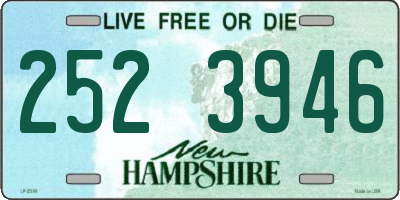 NH license plate 2523946