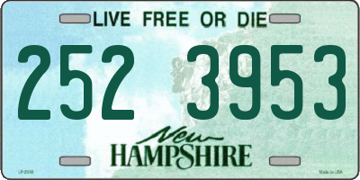 NH license plate 2523953
