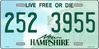 NH license plate 2523955