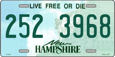 NH license plate 2523968